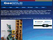 Tablet Screenshot of geowild.ba